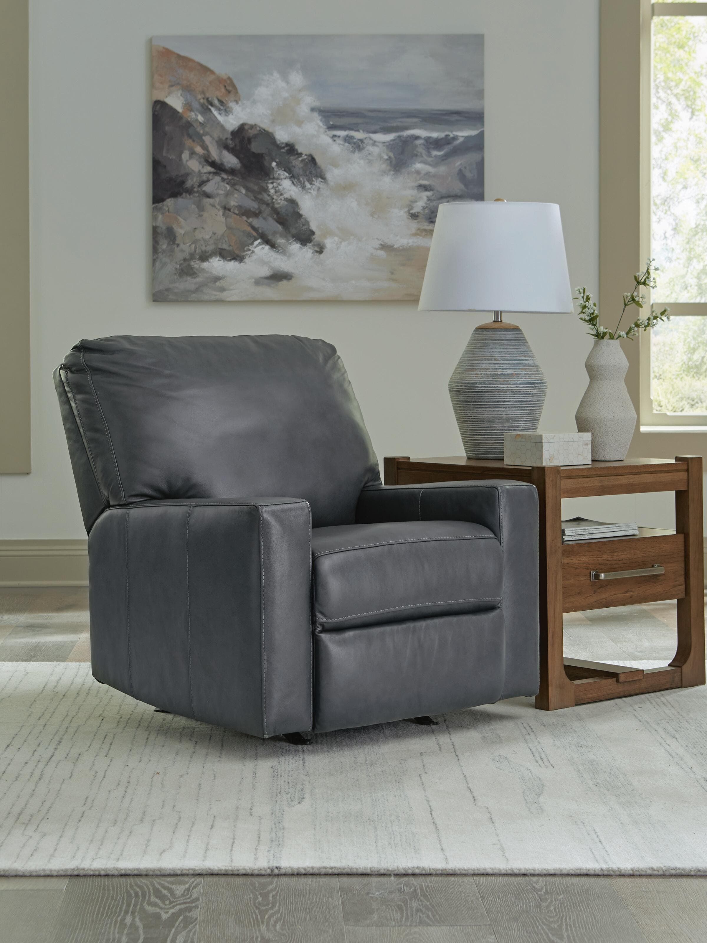 Bolsena Recliner — Blue — view 2