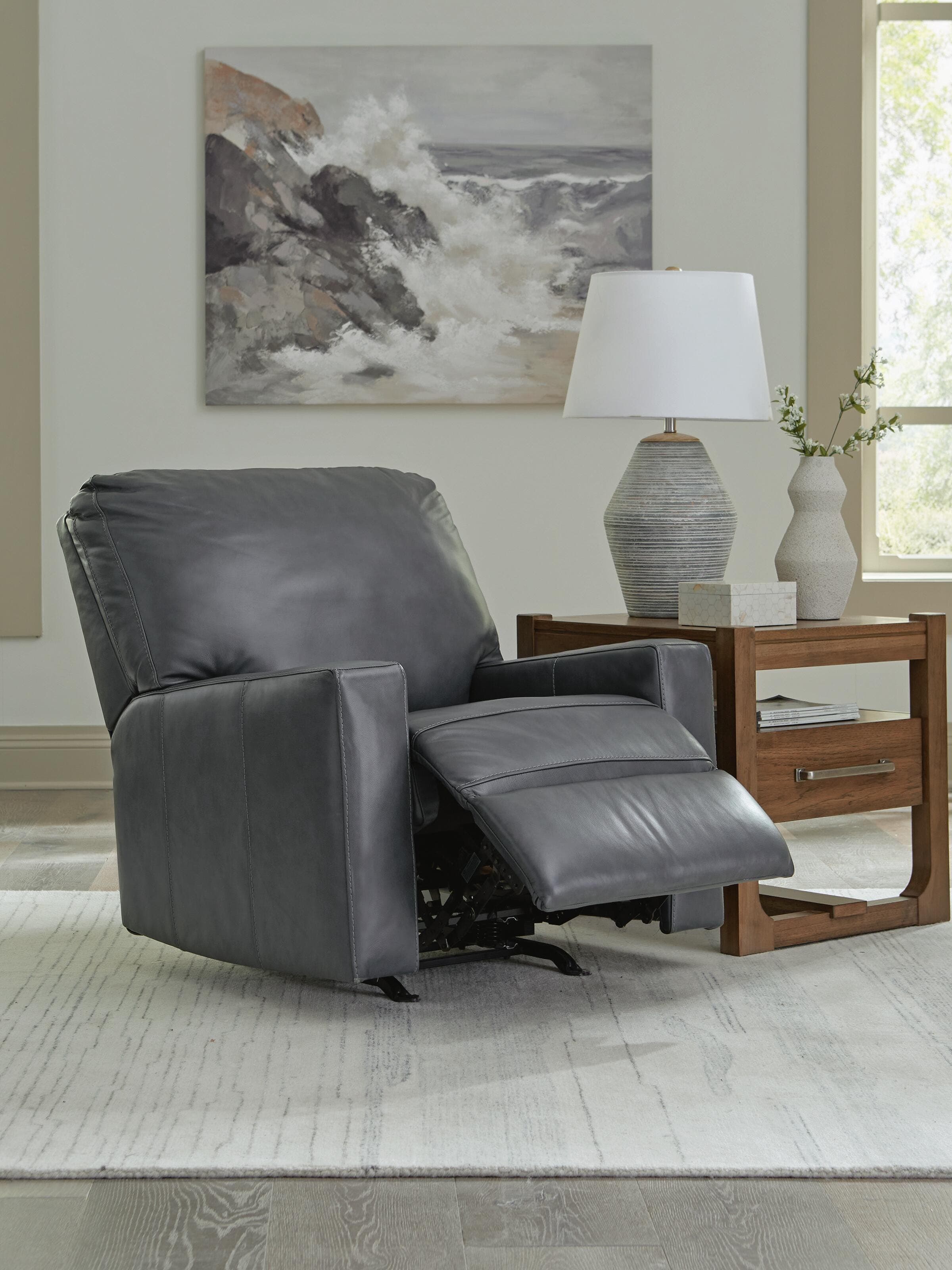 Bolsena Recliner — Blue — view 6