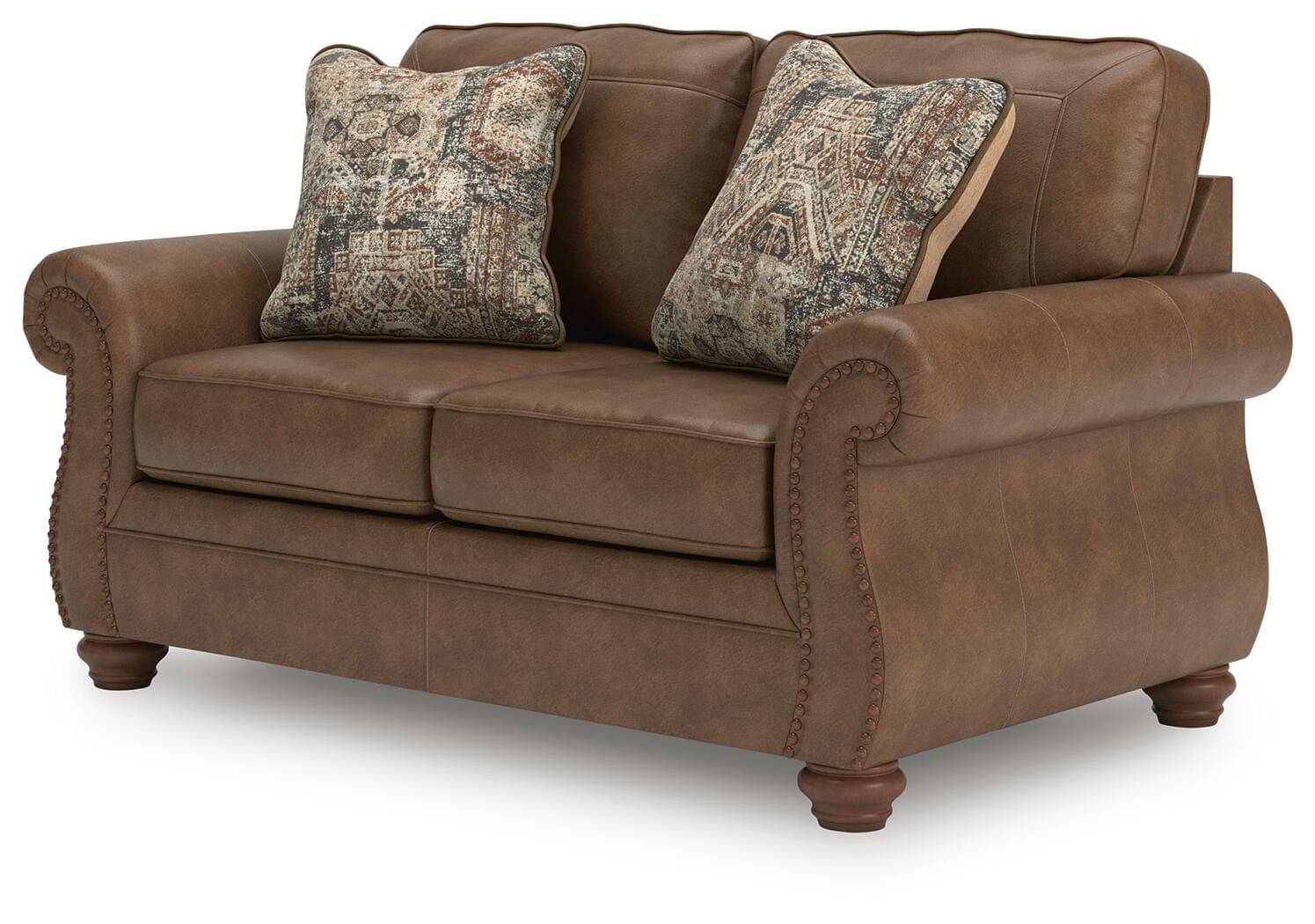 Shadsburne Loveseat — Brown/Beige — view 7