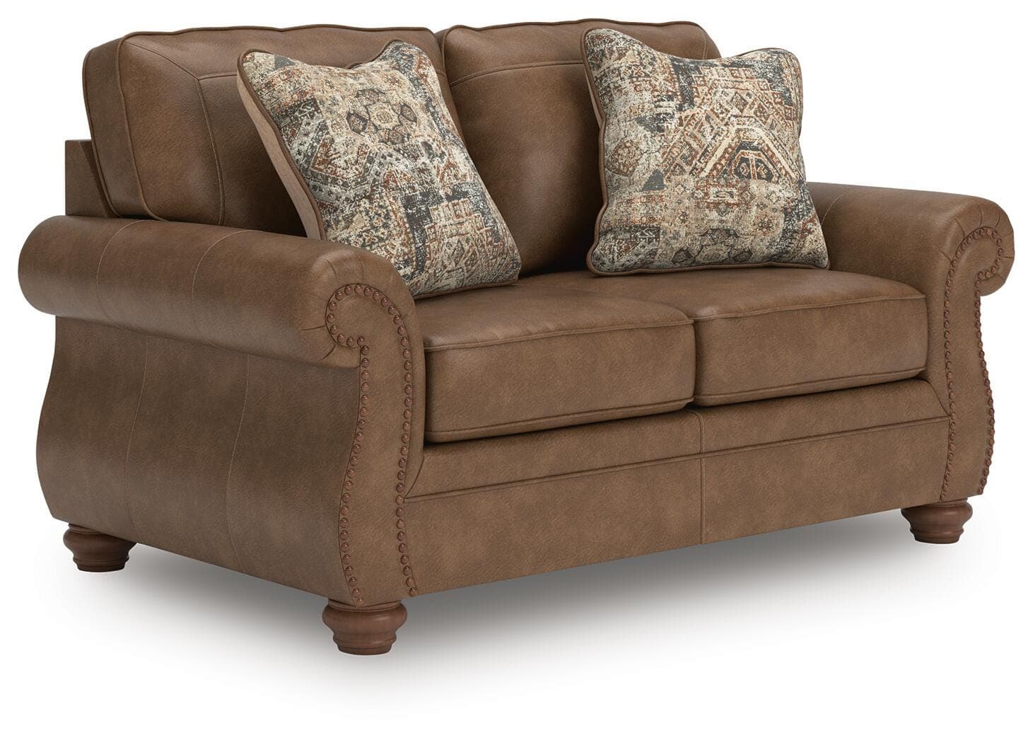 Shadsburne Loveseat — Brown/Beige — view 3