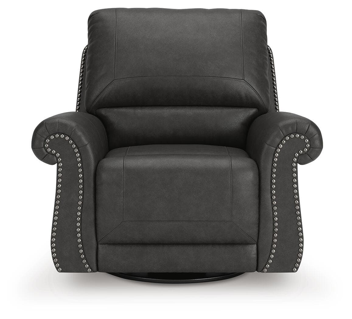 Shadsburne Swivel Glider Recliner — Brown/Beige — view 4