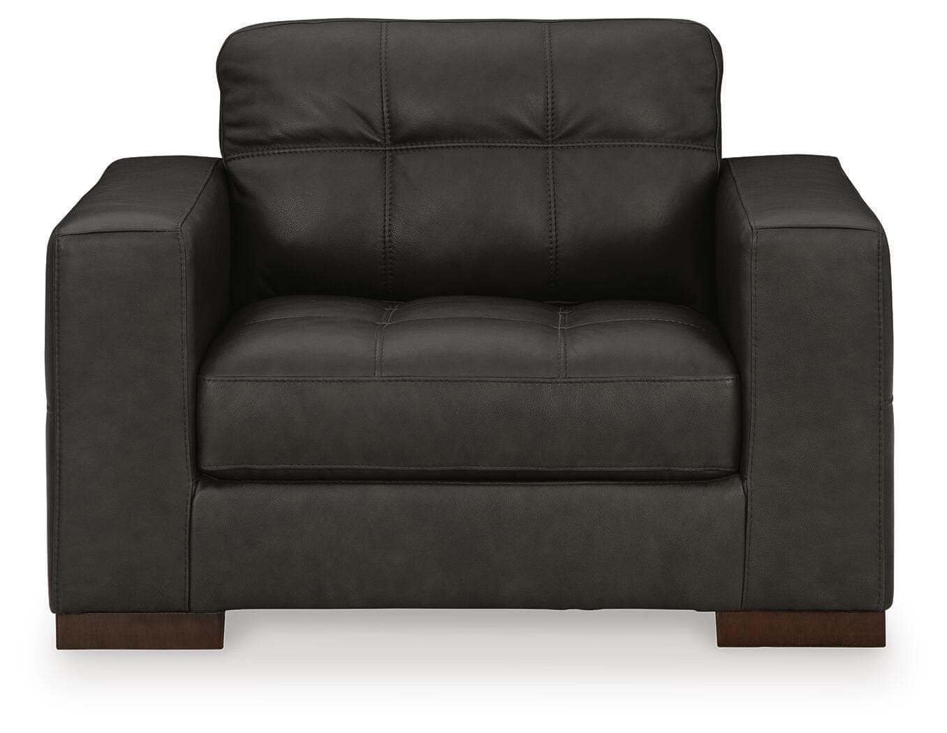 Luigi Oversized Chair — Black/Gray — view 3