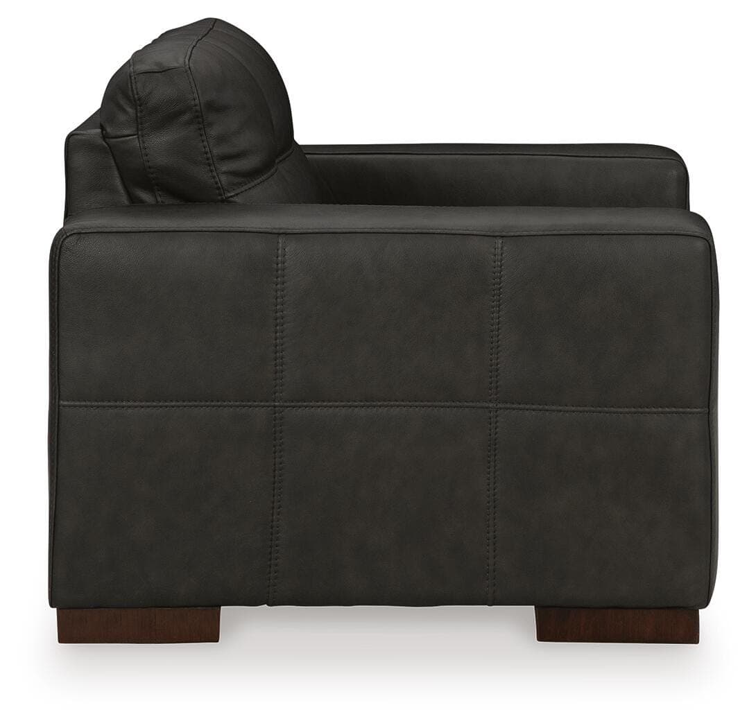 Luigi Oversized Chair — Black/Gray — view 4