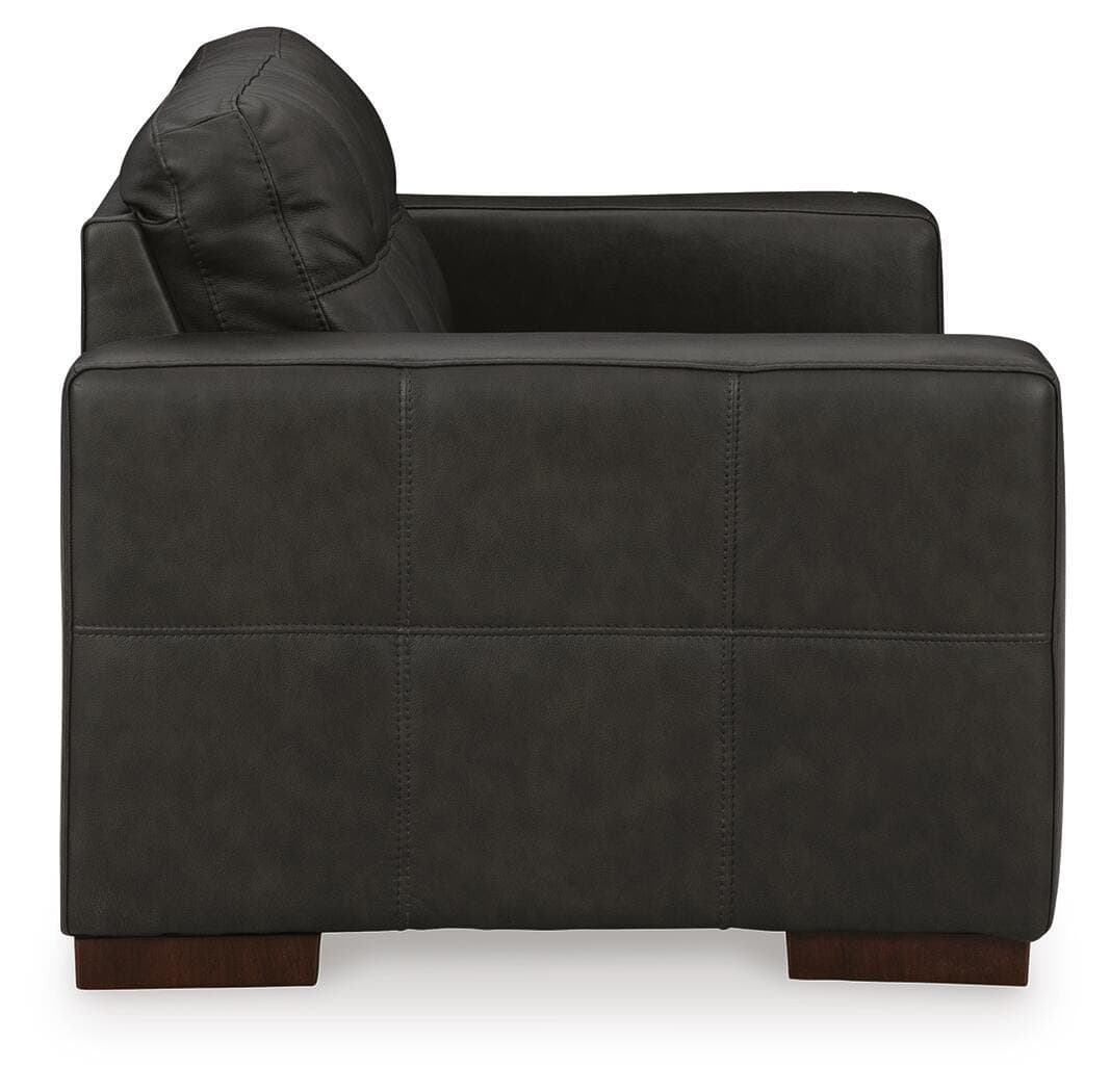 Luigi Loveseat — Black/Gray — view 4