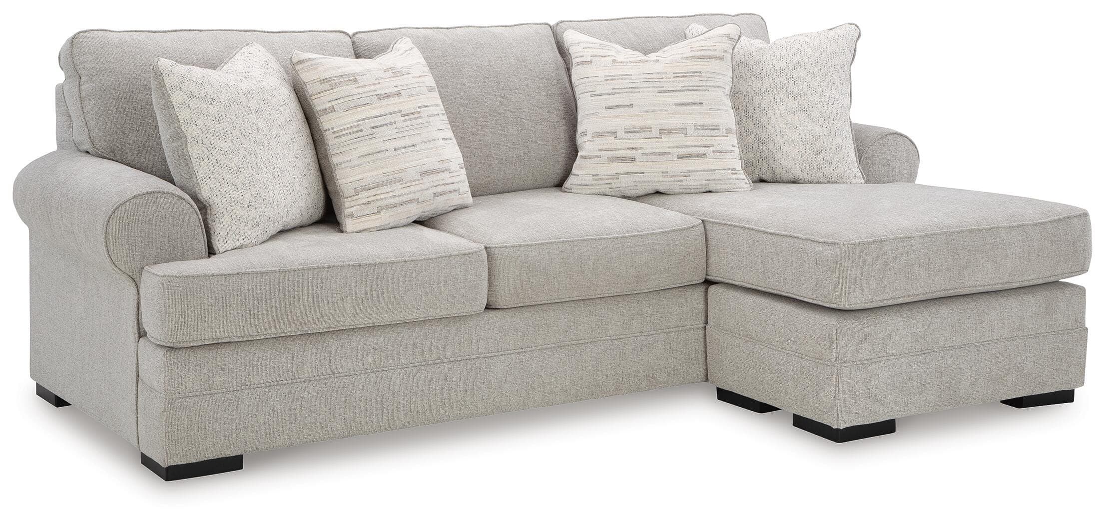 Eastonbridge Sofa Chaise — Black/Gray — view 3