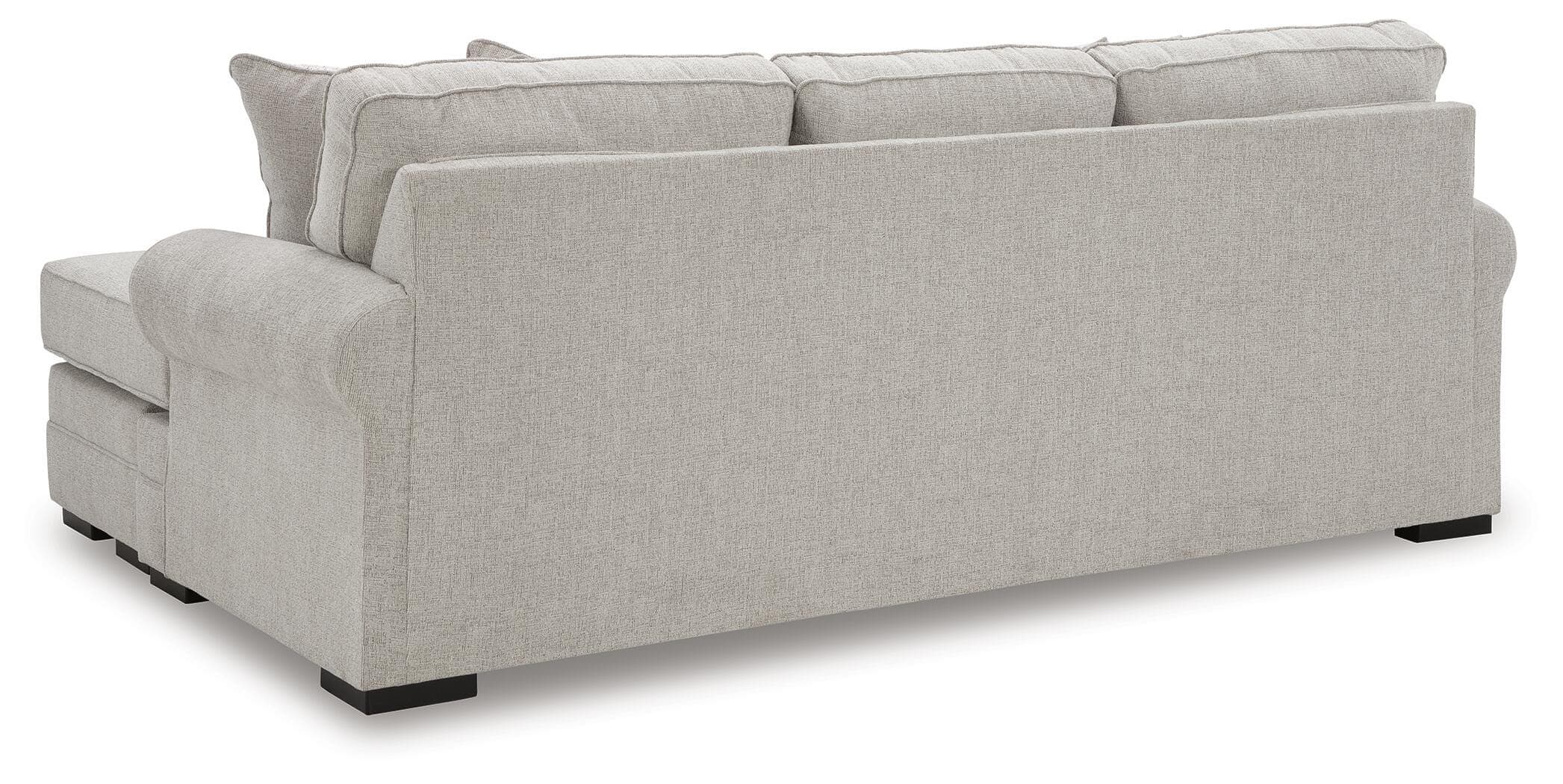 Eastonbridge Sofa Chaise — Black/Gray — view 6