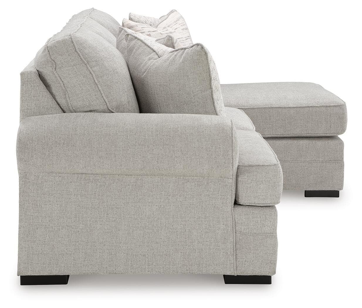Eastonbridge Sofa Chaise — Black/Gray — view 5