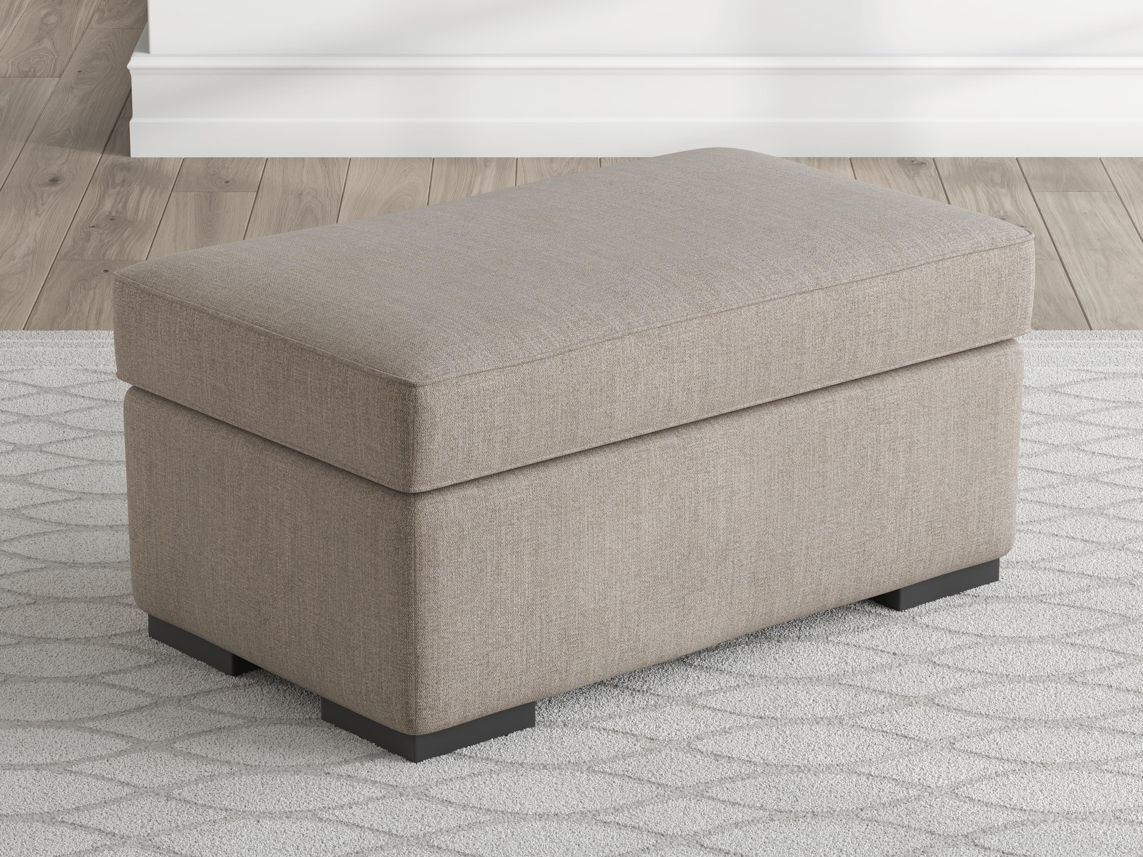 Sararose Ottoman — Brown/Beige — view 2