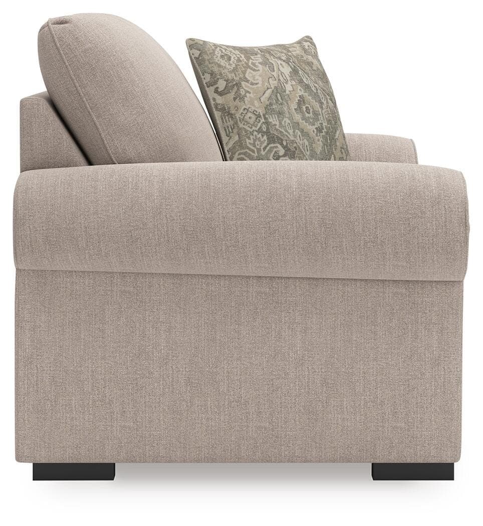 Sararose Oversized Chair — Brown/Beige — view 5