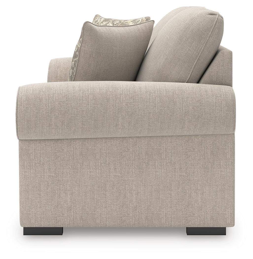Sararose Loveseat — Brown/Beige — view 7