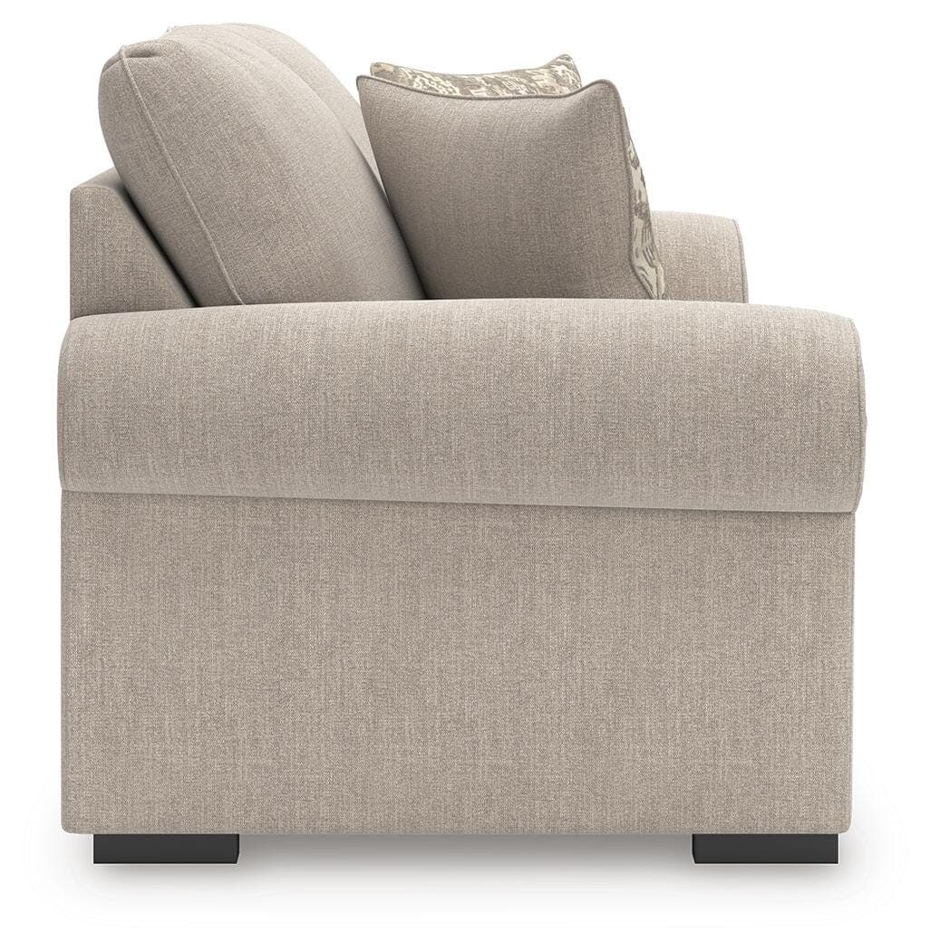 Sararose Loveseat — Brown/Beige — view 5