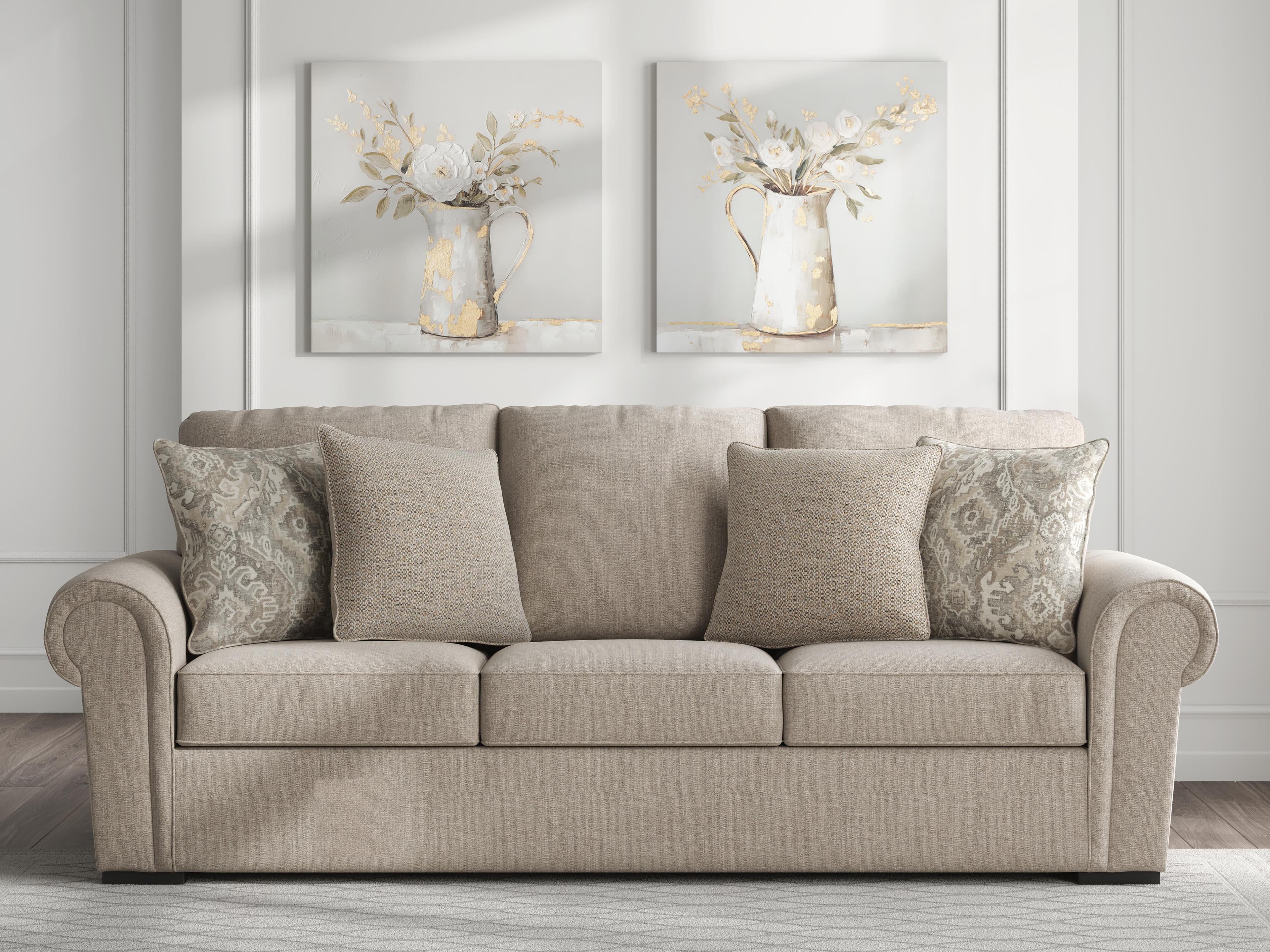 Sararose Sofa — Brown/Beige — view 2
