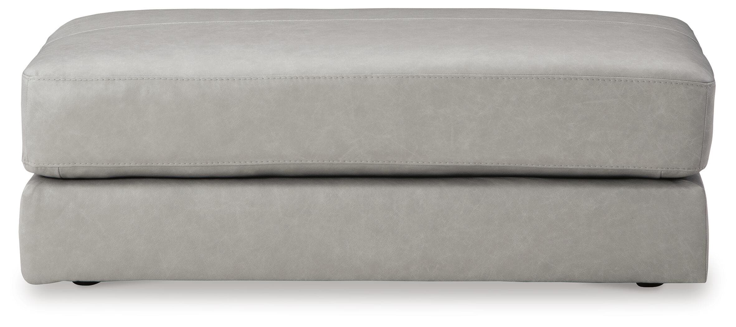 Amiata Oversized Accent Ottoman — Black/Gray — view 3