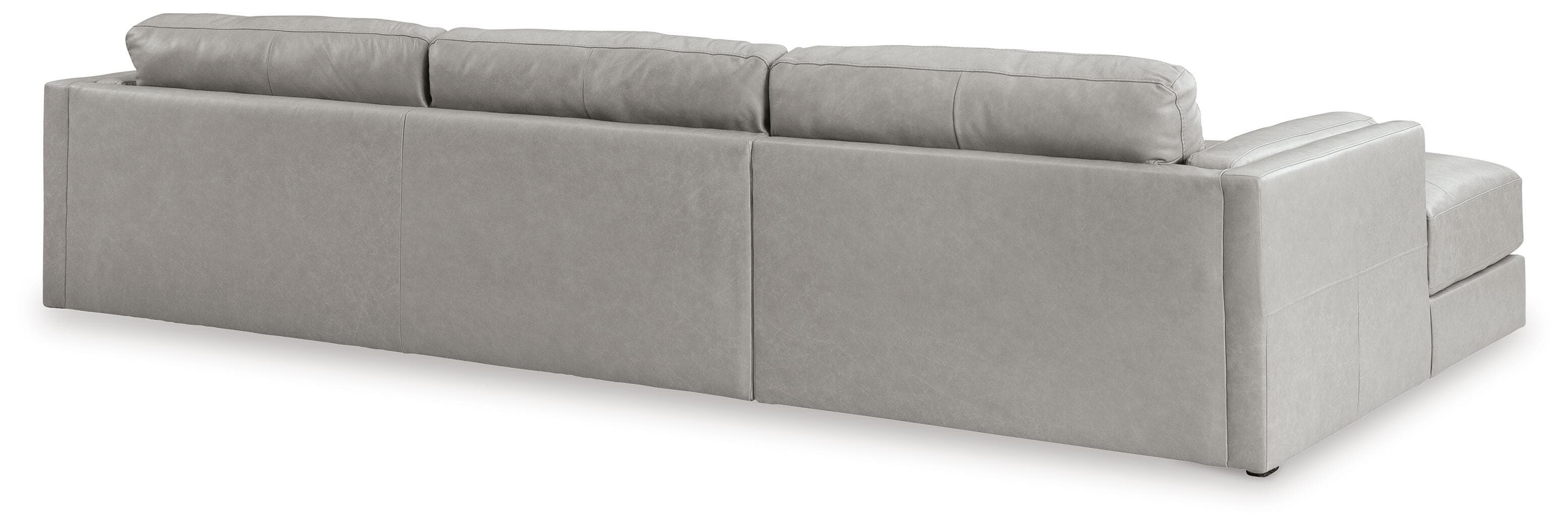 Amiata 2-Piece Sectional with Chaise — Black/Gray — view 4