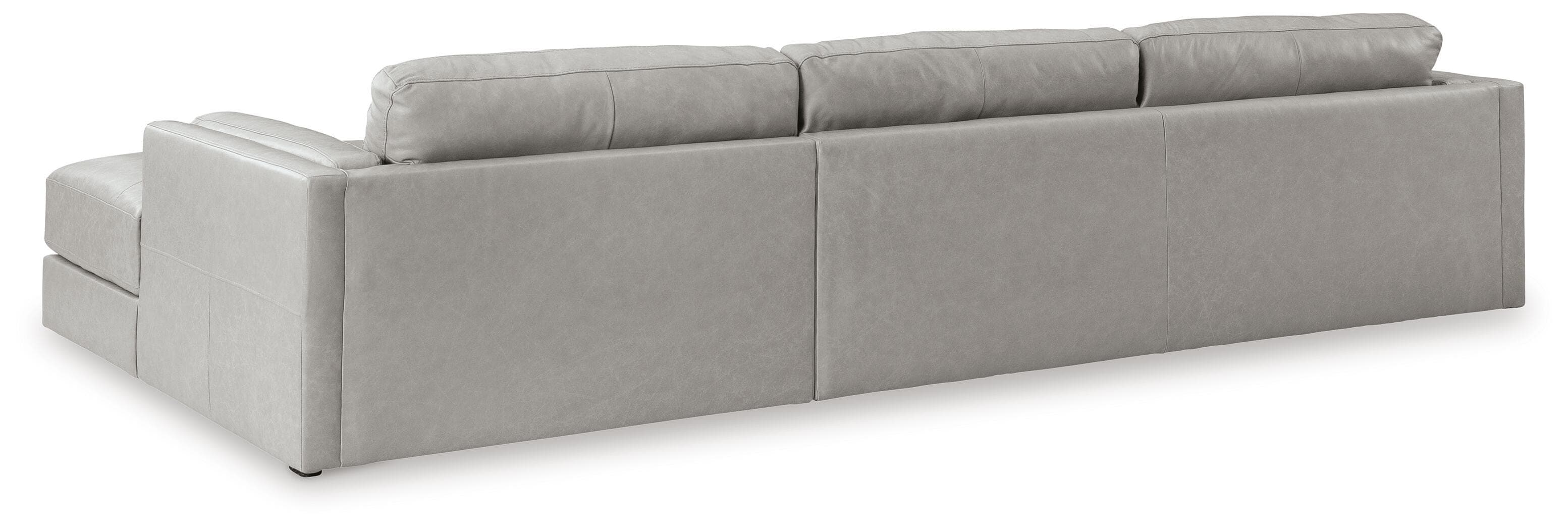 Amiata 2-Piece Sectional with Chaise — Black/Gray — view 4