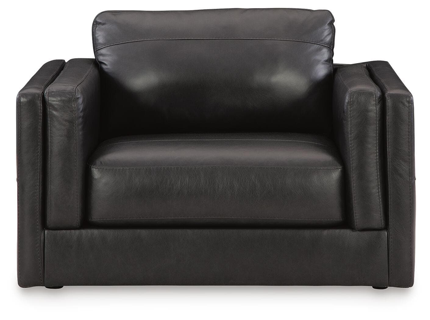 Amiata Oversized Chair — Black/Gray — view 3