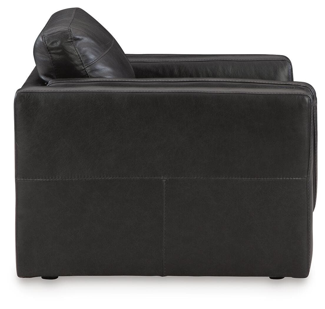 Amiata Oversized Chair — Black/Gray — view 4