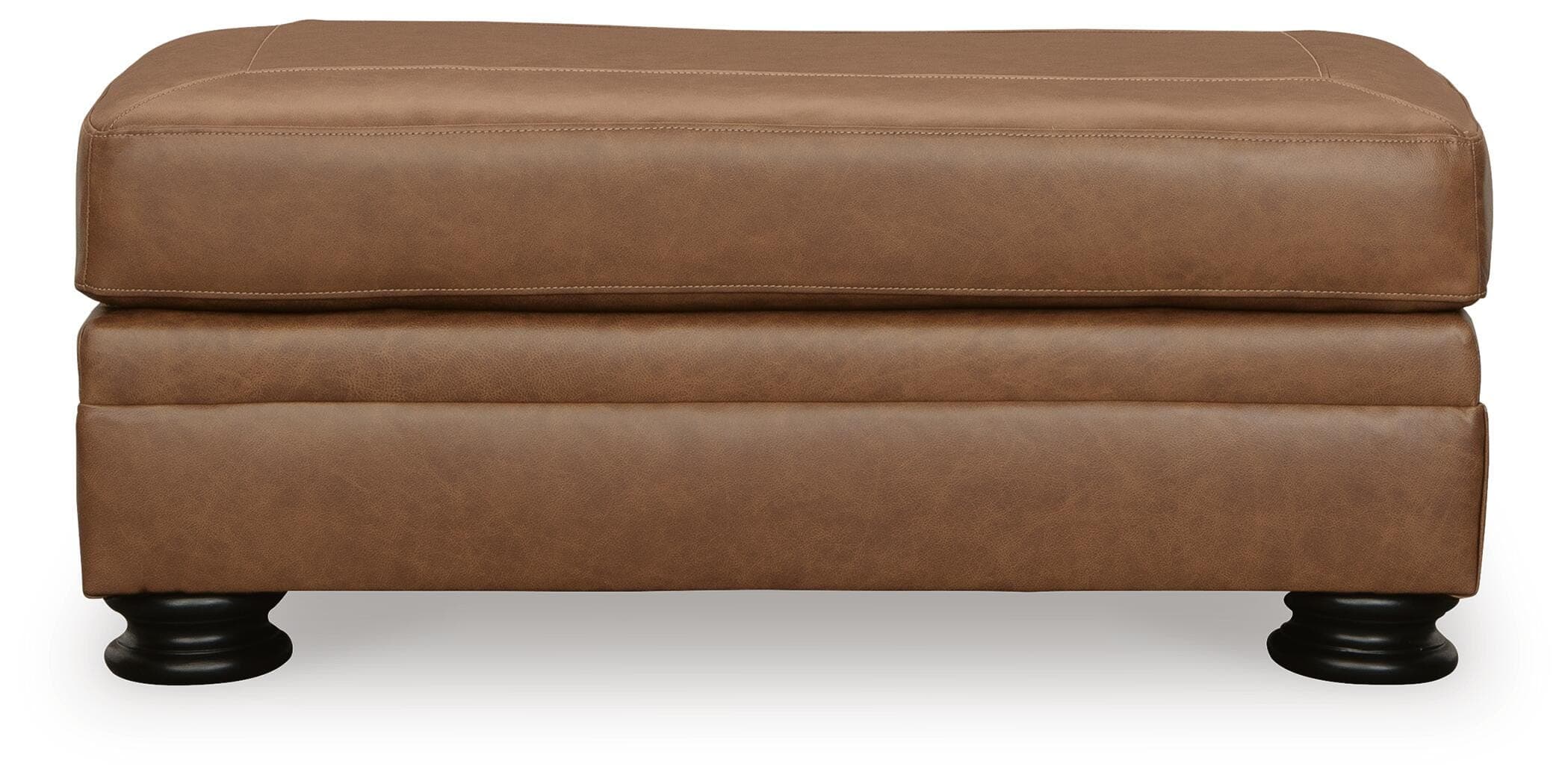 Carianna Ottoman — Brown/Beige — view 3