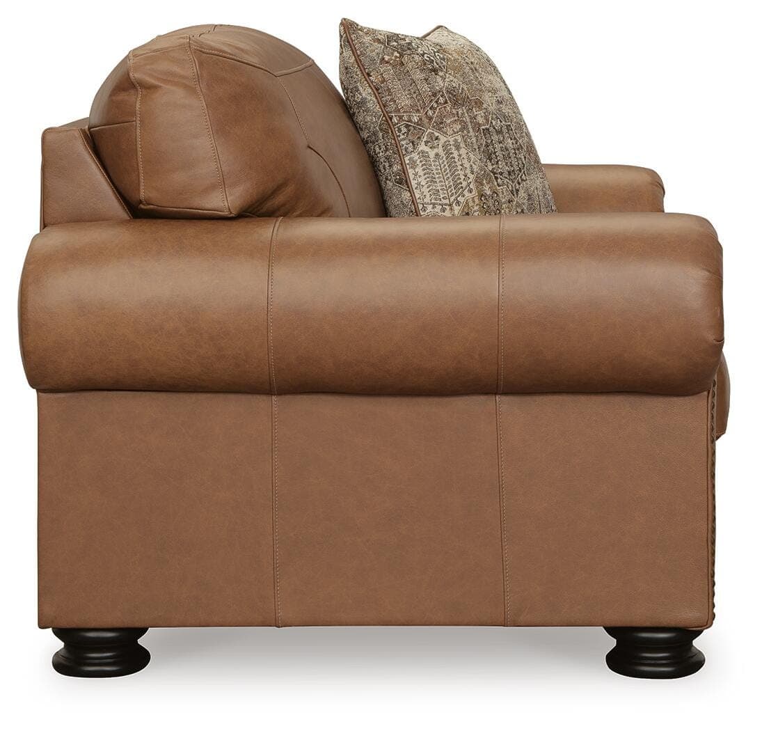 Carianna Oversized Chair — Brown/Beige — view 4