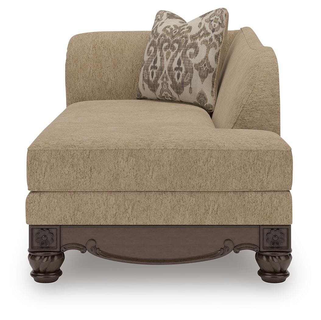 Stanmore Right-Arm Facing Corner Chaise — Brown/Beige — view 6