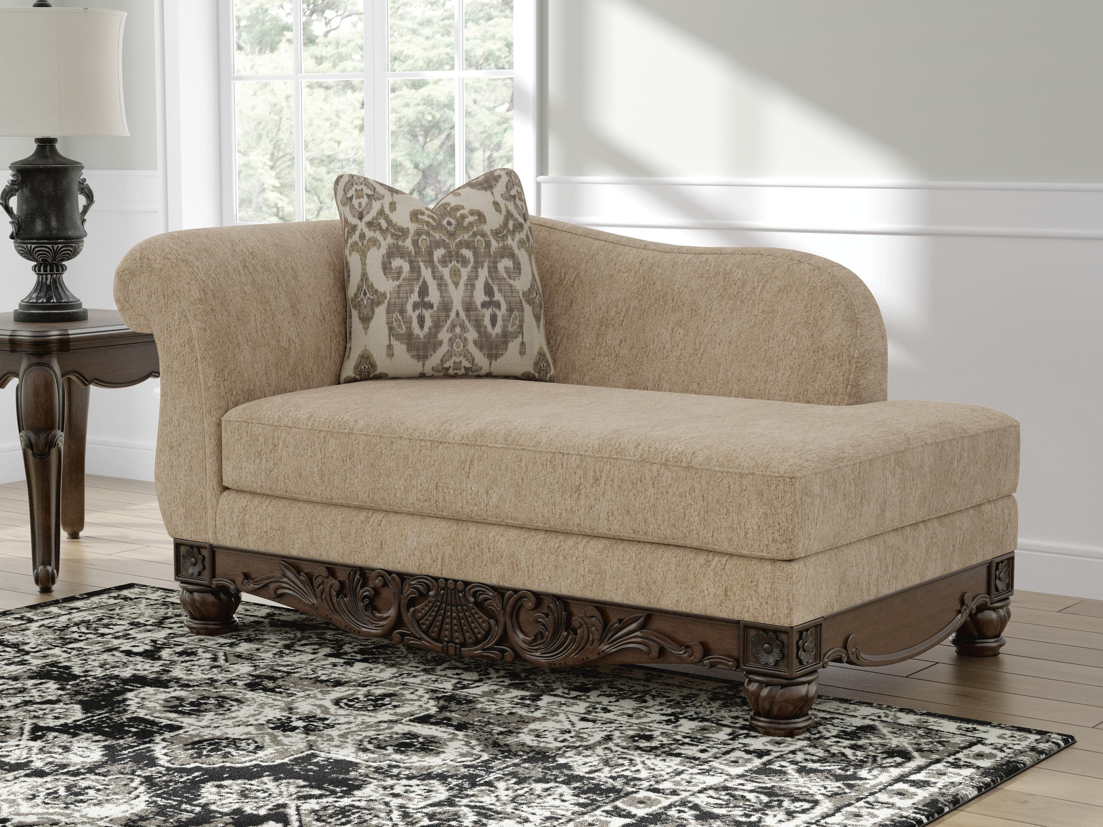 Stanmore Right-Arm Facing Corner Chaise — Brown/Beige — view 2