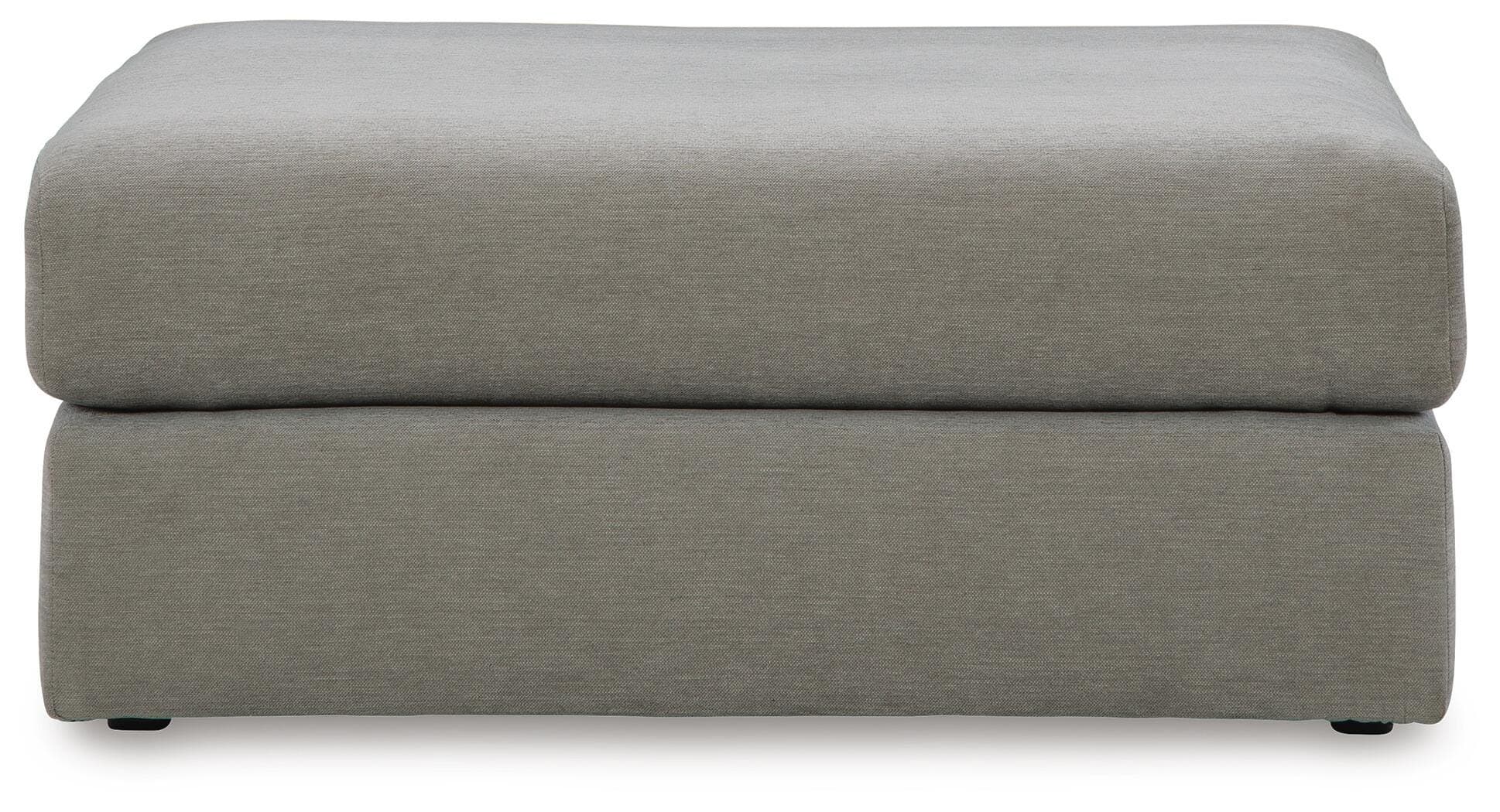 Avaliyah Oversized Accent Ottoman — Black/Gray — view 3