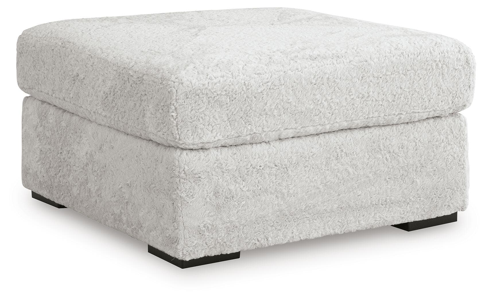 Snodoodle Oversized Accent Ottoman — White — Elite Furniture Cincinnati