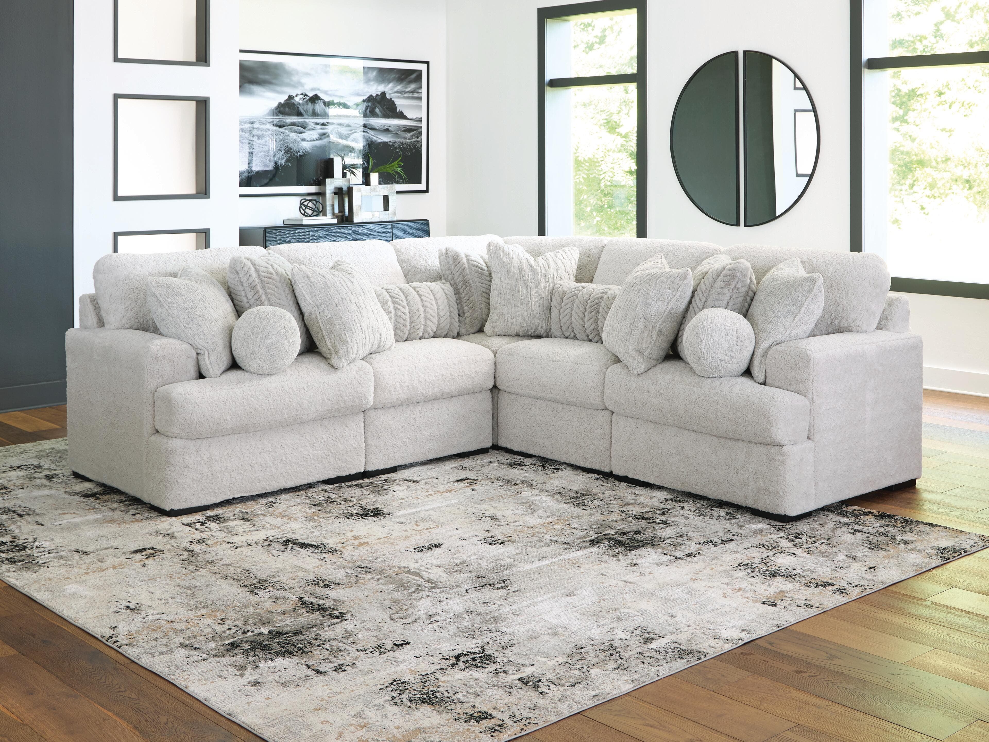 Snodoodle 5-Piece Sectional — White — view 2