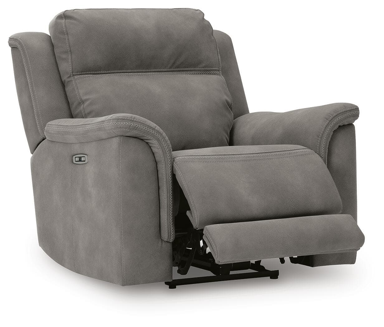 Next-Gen Durapella Power Recliner — Black/Gray — view 3