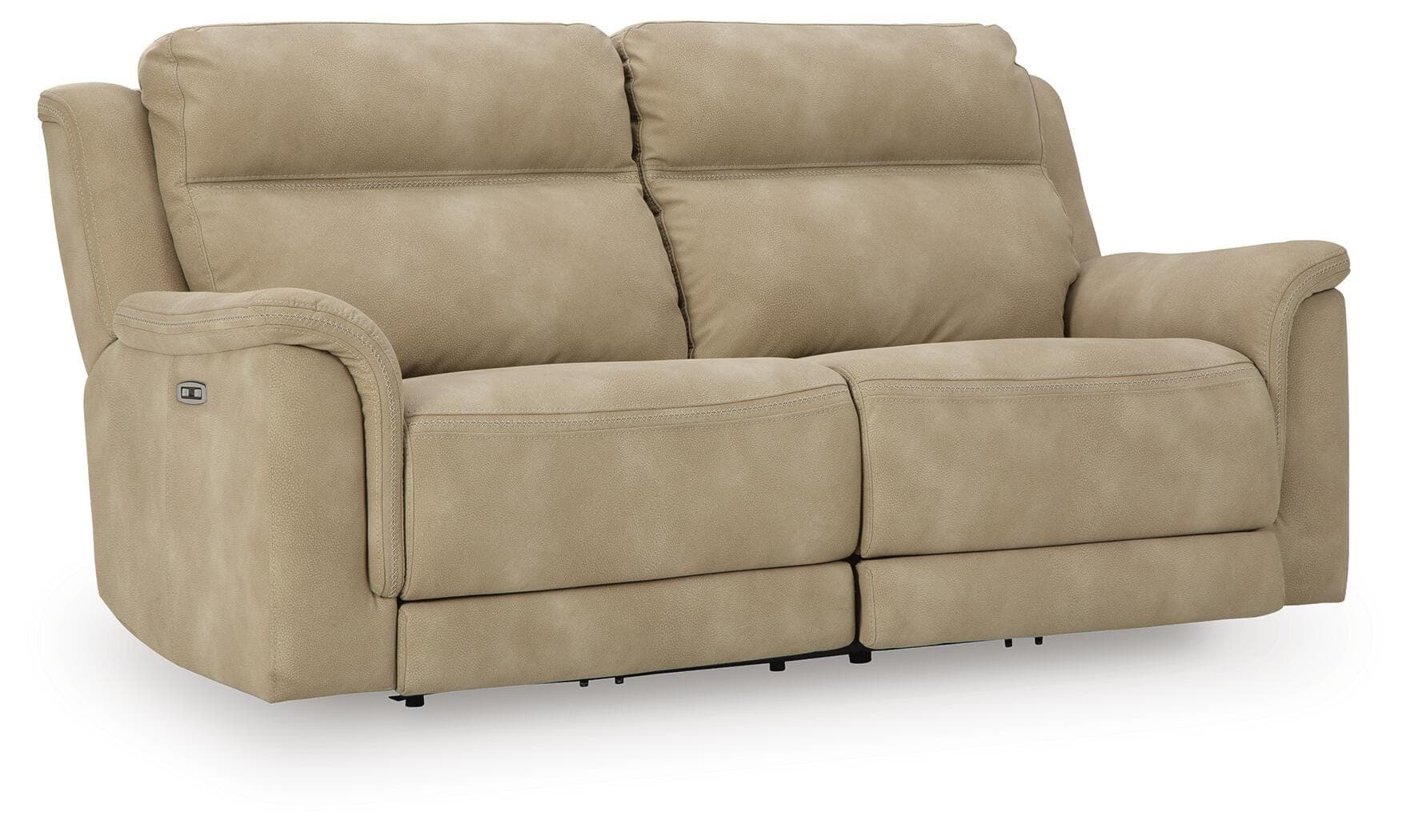 Next-Gen Durapella Power Reclining Sofa — Brown/Beige — view 3