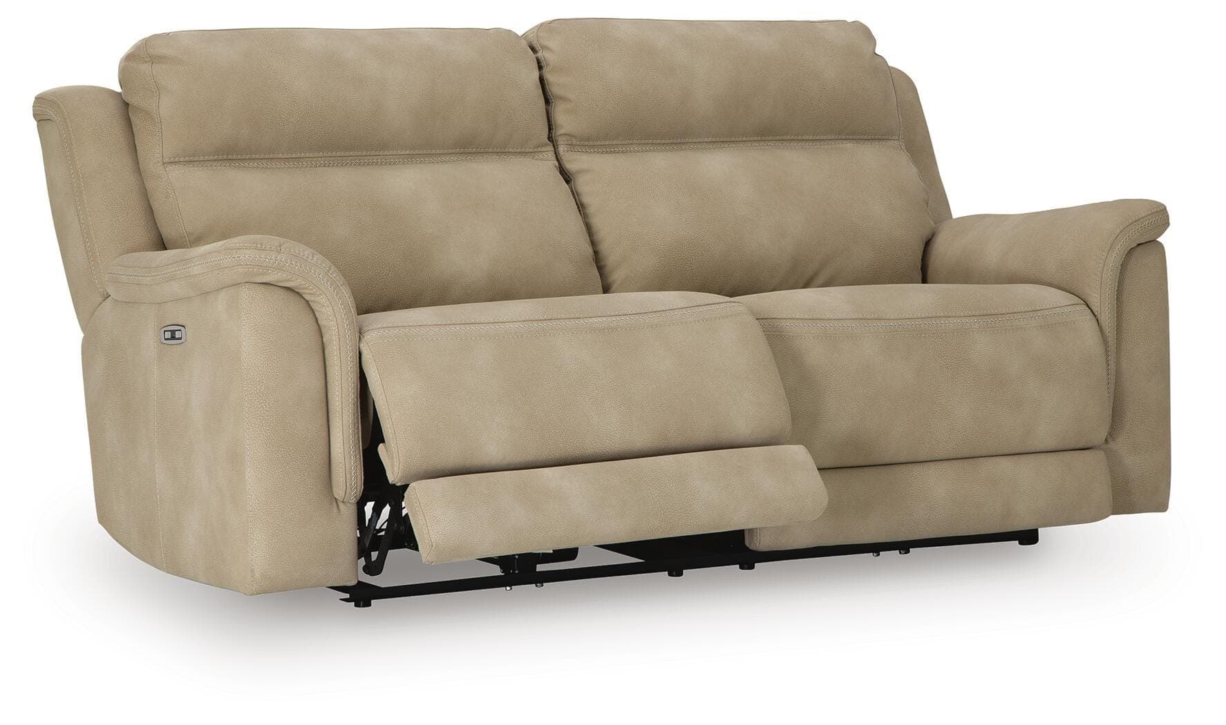 Next-Gen Durapella Power Reclining Sofa — Brown/Beige — view 5