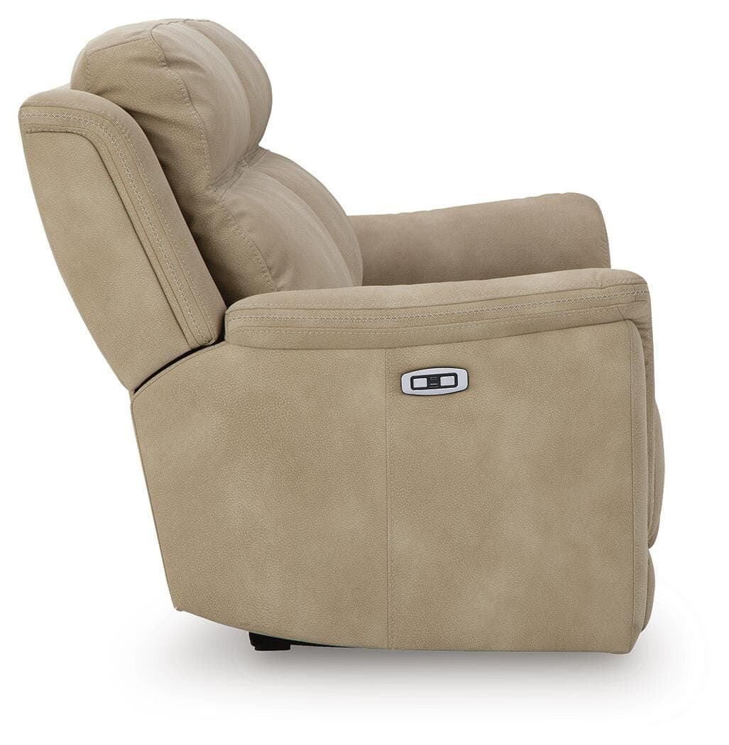 Next-Gen Durapella Power Reclining Sofa — Brown/Beige — view 7