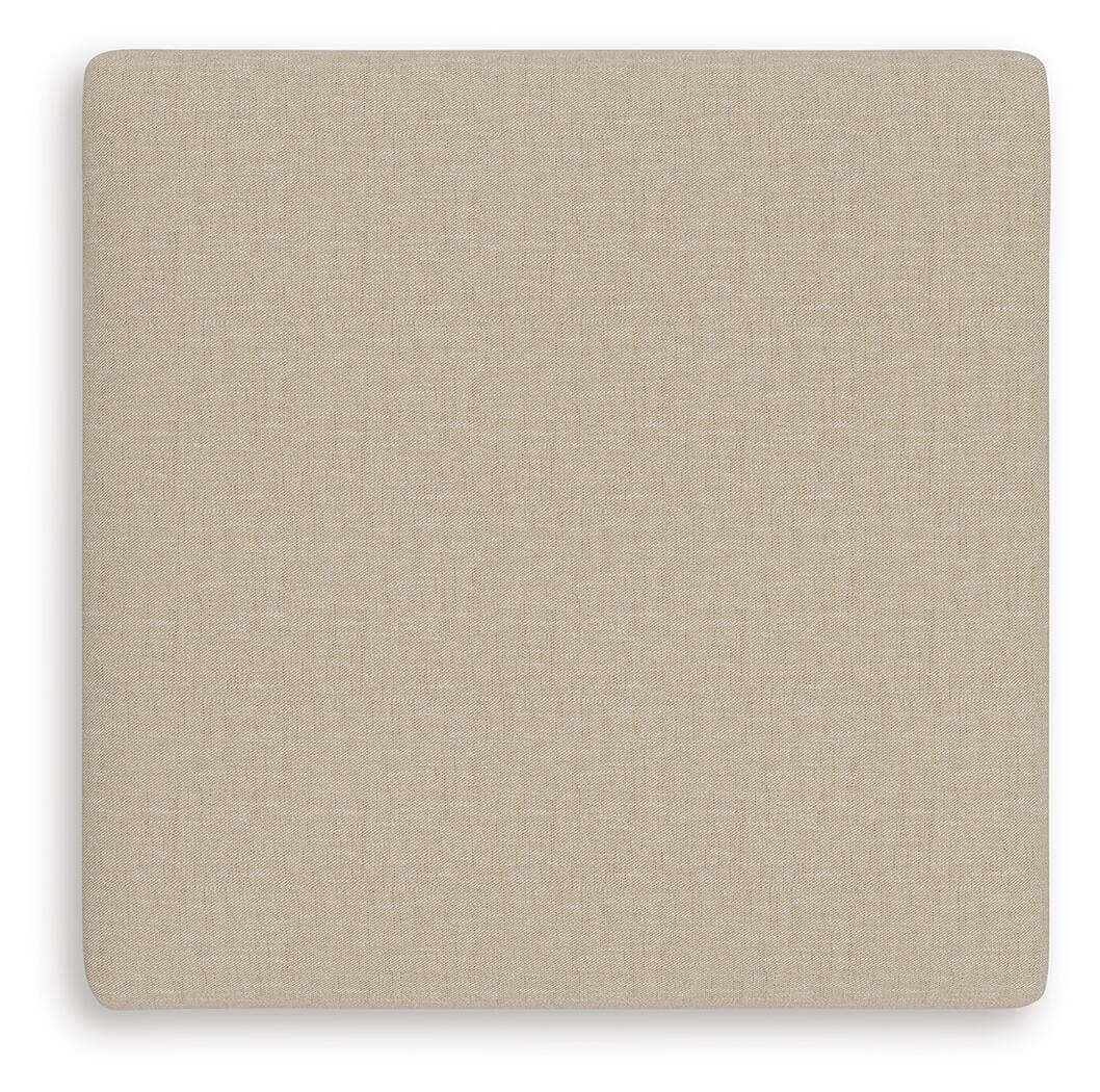 LadyMae Oversized Accent Ottoman — Brown/Beige — view 4