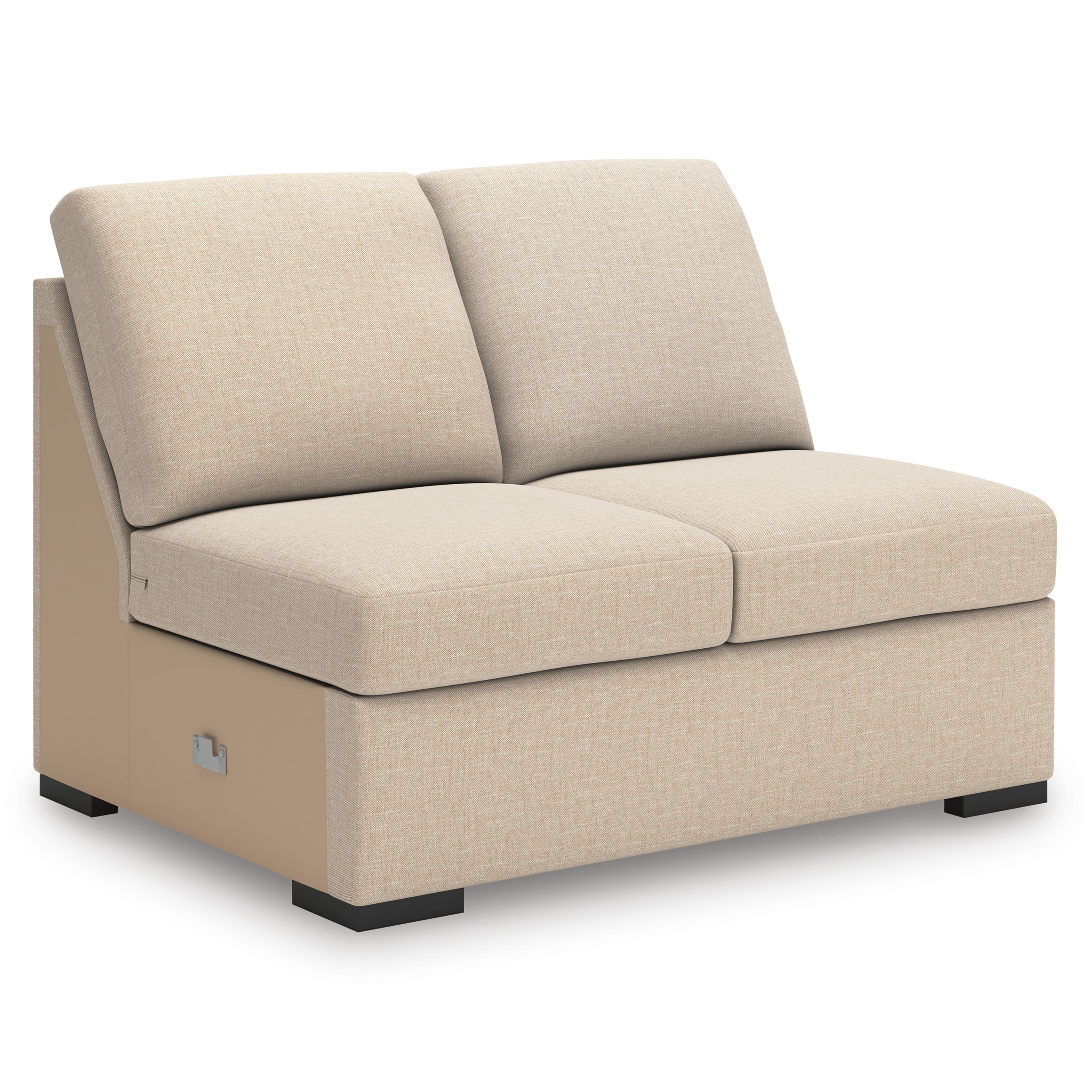 LadyMae 4-Piece Sectional with Chaise — Brown/Beige — view 3