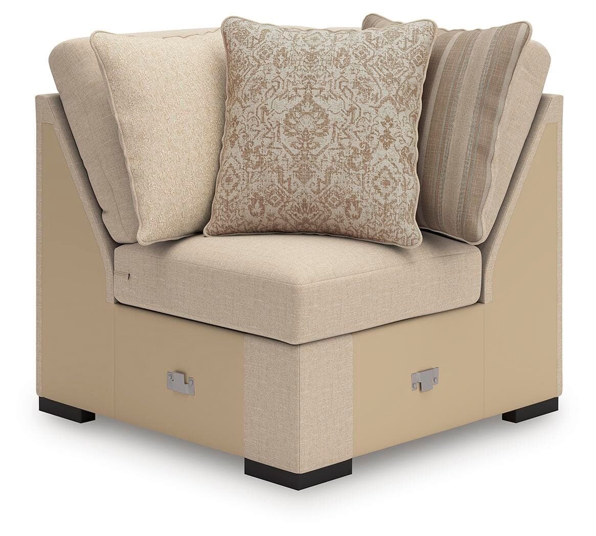 LadyMae 3-Piece Sectional — Brown/Beige — view 3