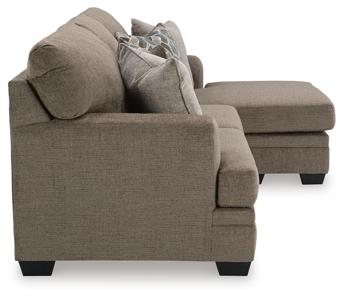 Stonemeade Sofa Chaise — Brown/Beige — view 5