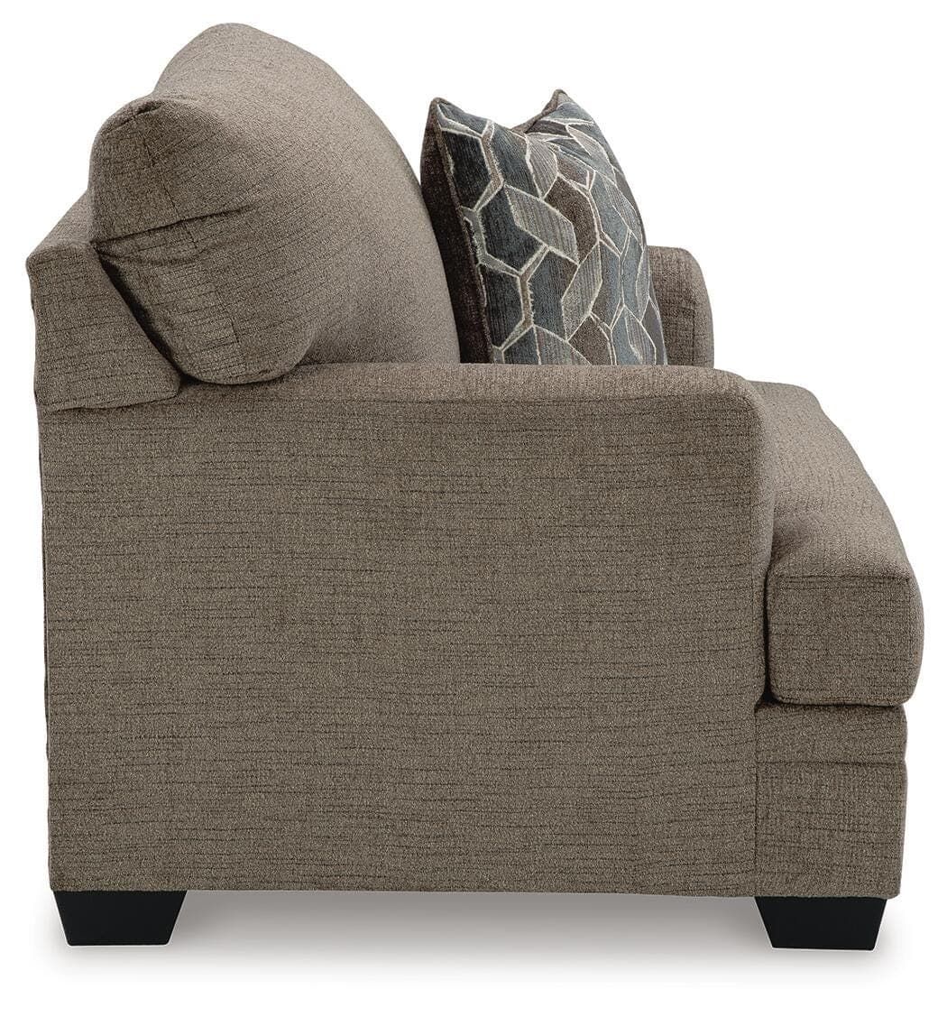 Stonemeade Oversized Chair — Brown/Beige — view 4