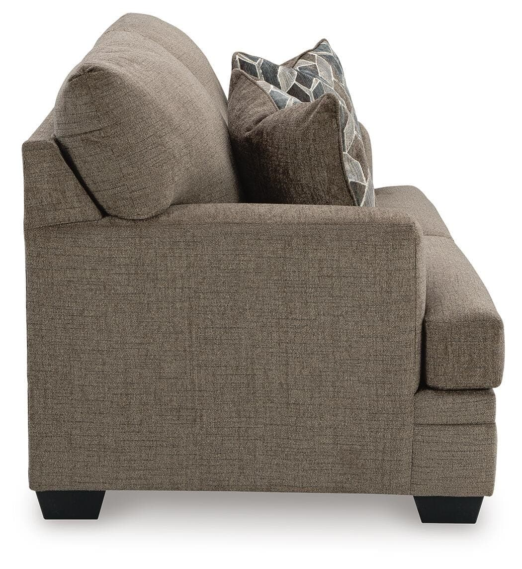 Stonemeade Loveseat — Brown/Beige — view 5