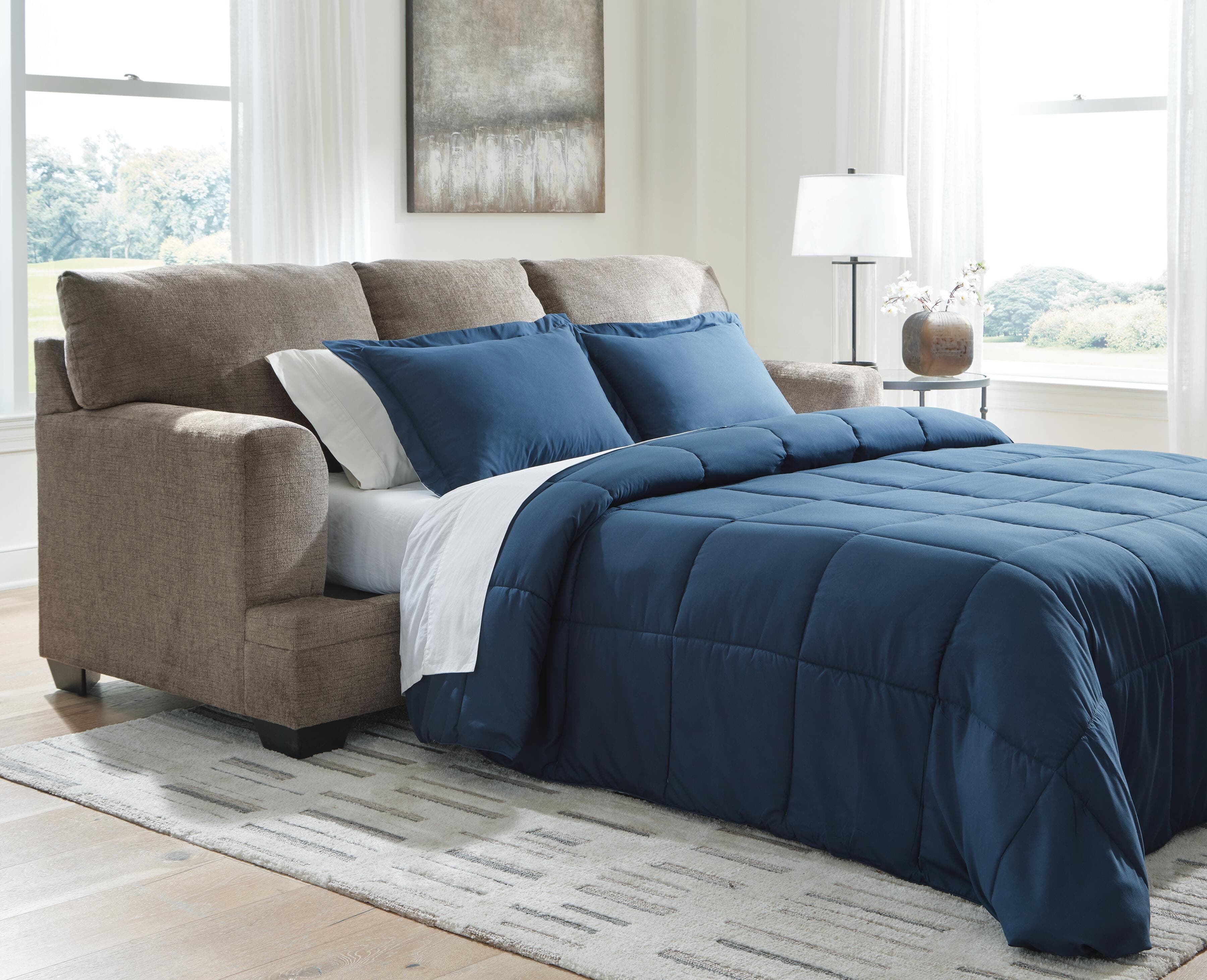 Stonemeade Queen Sofa Sleeper — Brown/Beige — view 2