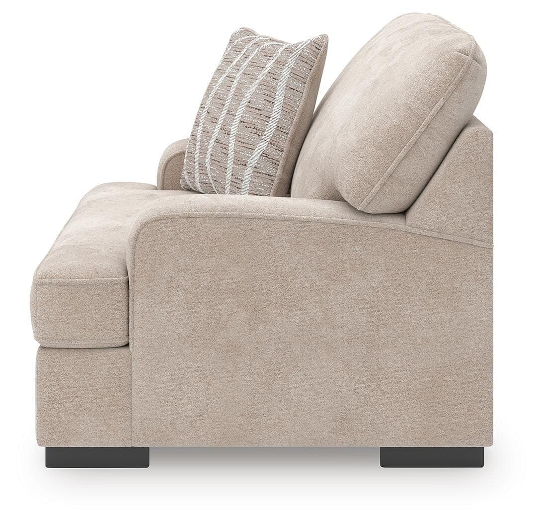 High Profile Oversized Chair — Brown/Beige — view 7