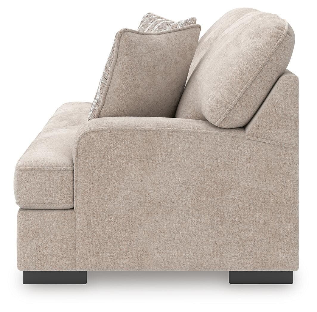 High Profile Loveseat — Brown/Beige — view 7