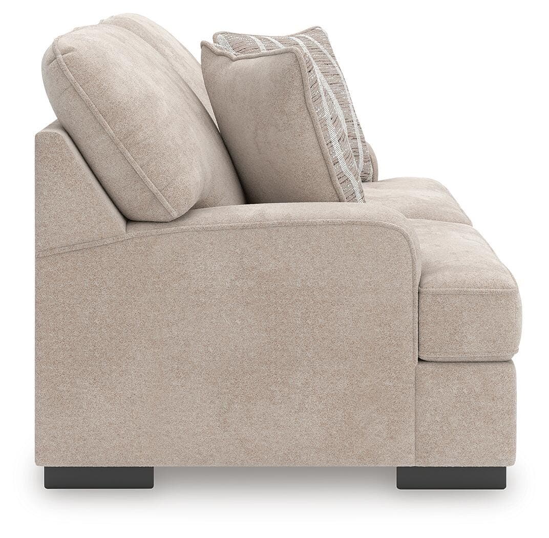 High Profile Loveseat — Brown/Beige — view 5
