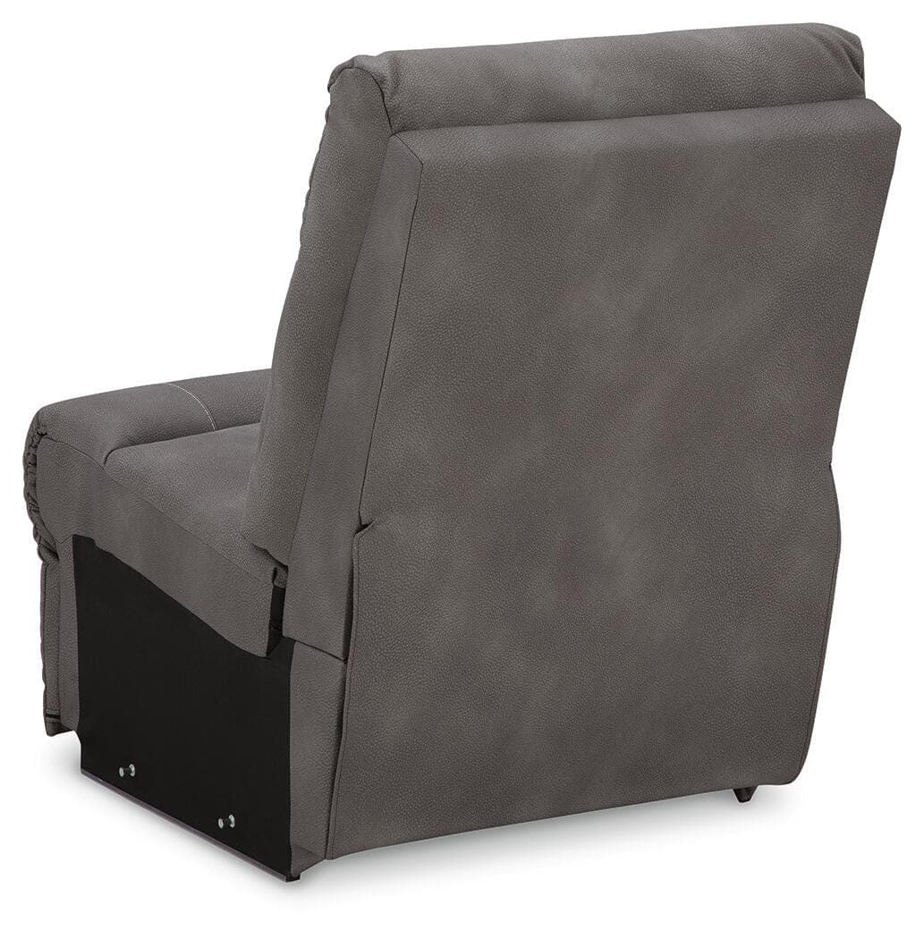 Next-Gen Durapella 5-Piece Power Reclining Sectional — Slate — view 5