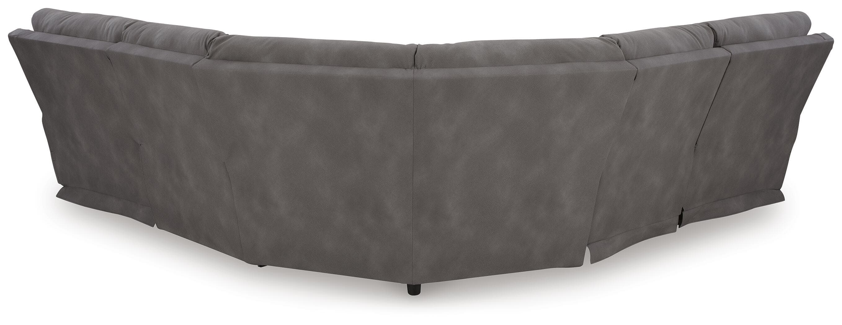 Next-Gen Durapella 5-Piece Power Reclining Sectional — Black/Gray — view 4