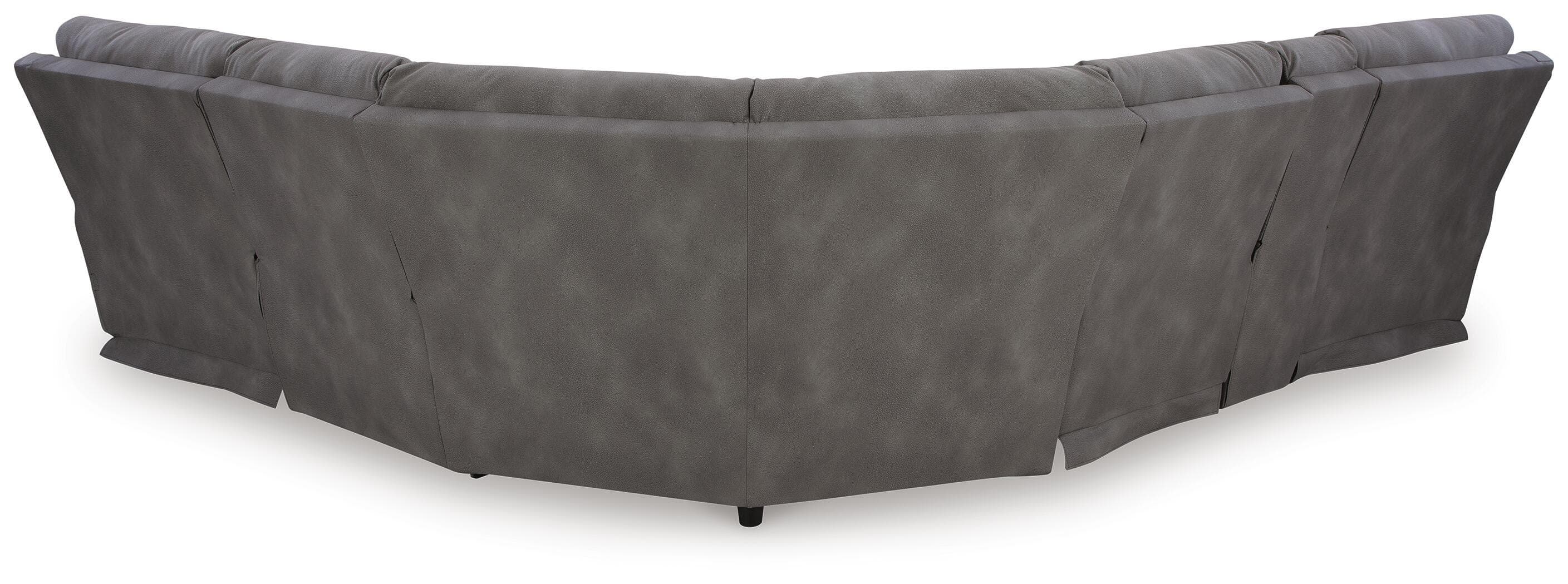Next-Gen Durapella 6-Piece Power Reclining Sectional — Black/Gray — view 4