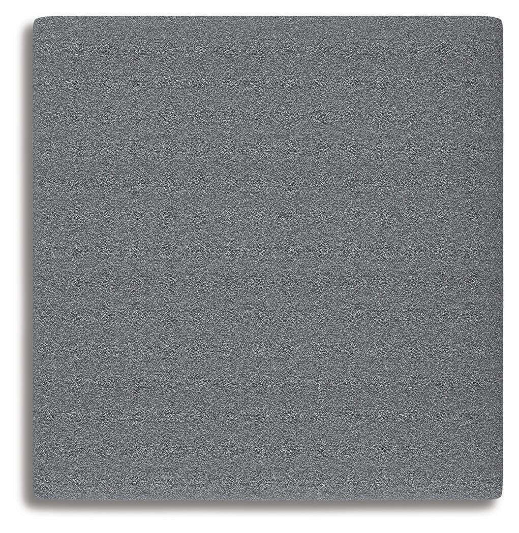 Bealton Oversized Accent Ottoman — Black/Gray — view 4