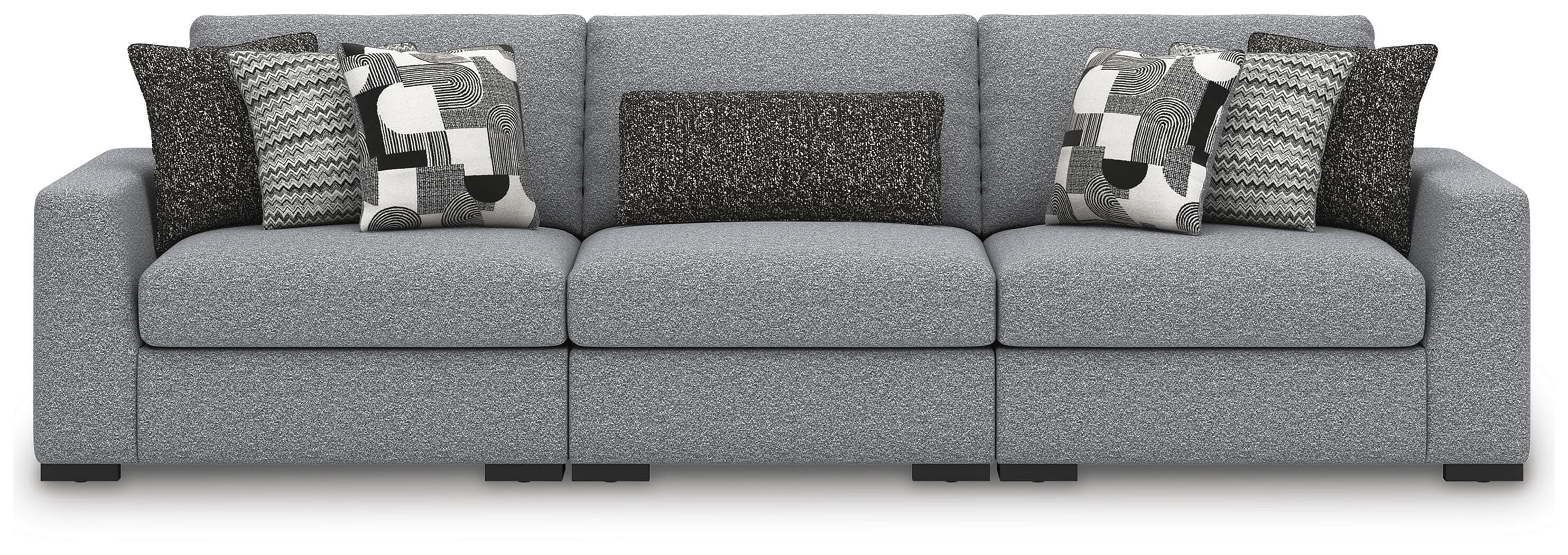 Bealton 3-Piece Sectional — Black/Gray — view 2