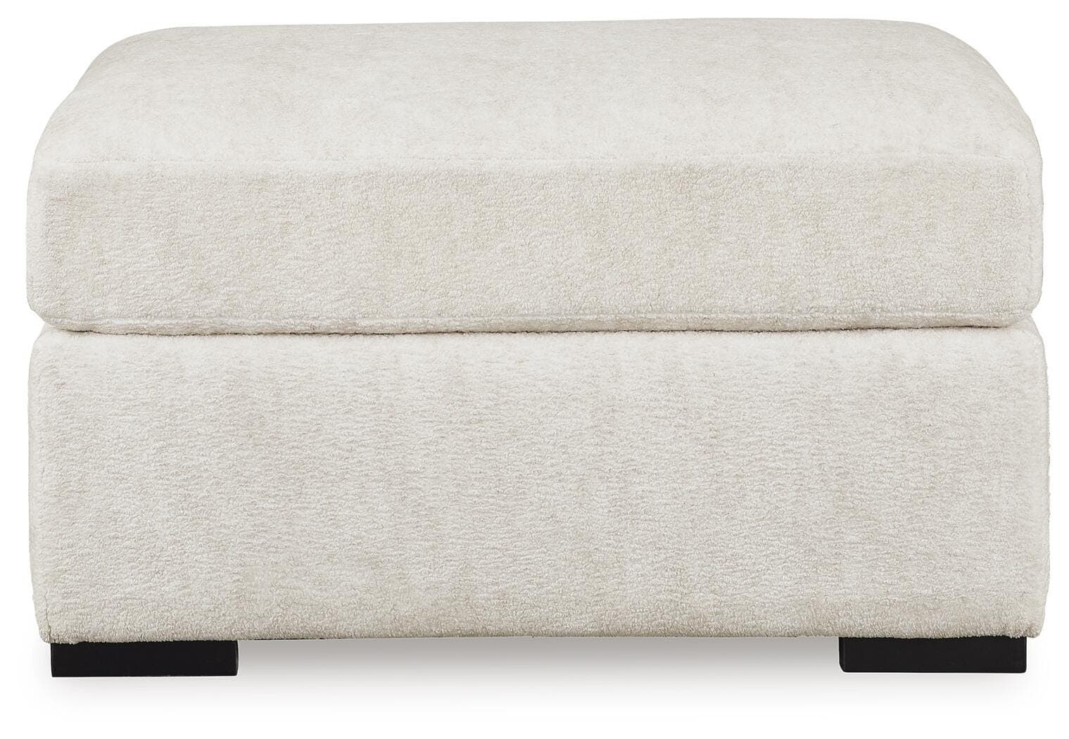 Chessington Oversized Accent Ottoman — White — view 3