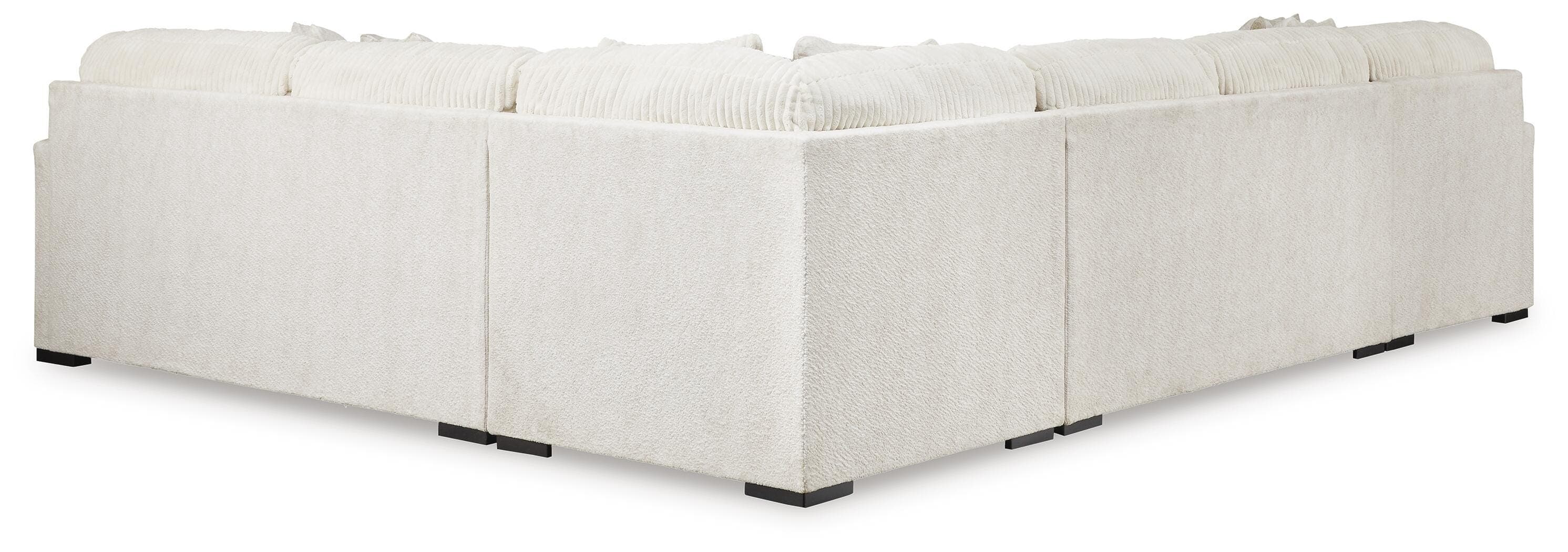 Chessington 4-Piece Sectional with Chaise — White — view 3
