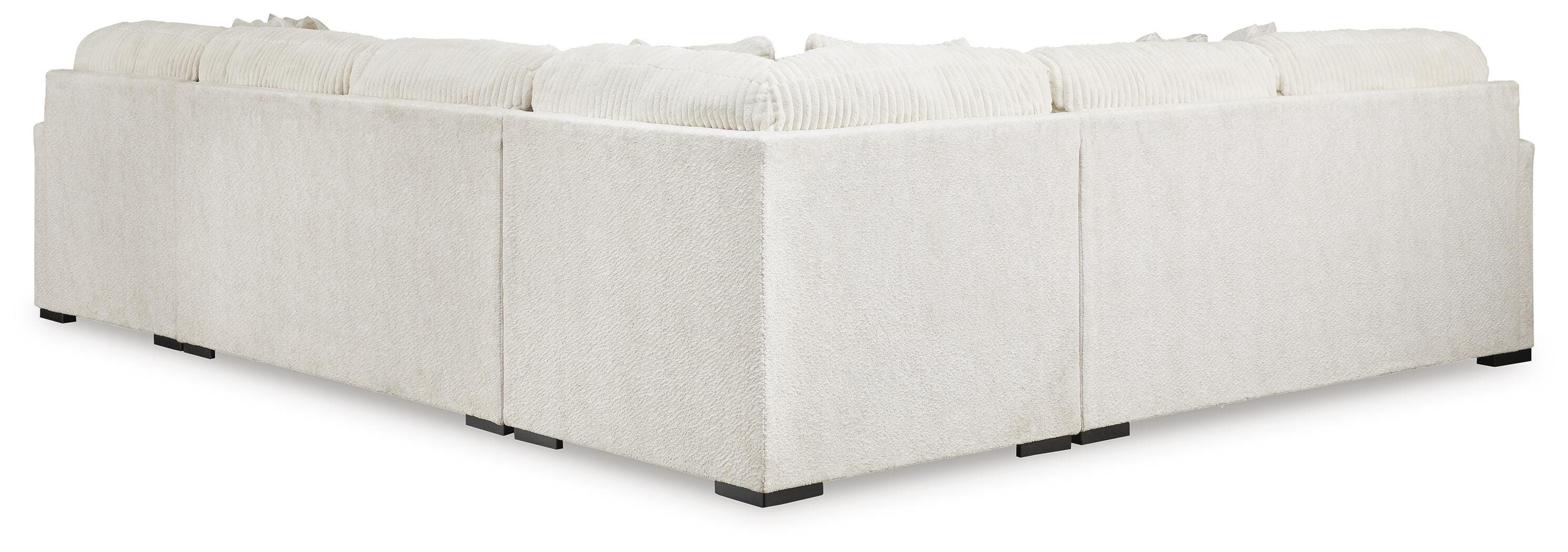 Chessington 4-Piece Sectional with Chaise — White — view 3